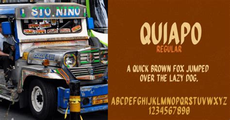 filipino font style|jeepney font.